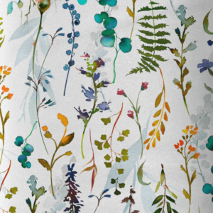 Tissu coton – Fleurs aquarella