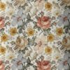 Tissu coton Hibiscus Vintage