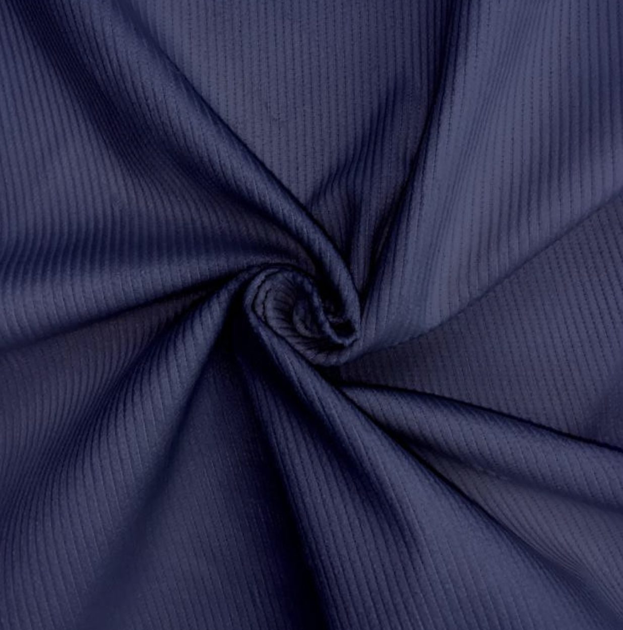 🧵 Tissu velours côtelé 500 raies bleu foncé par 10cm