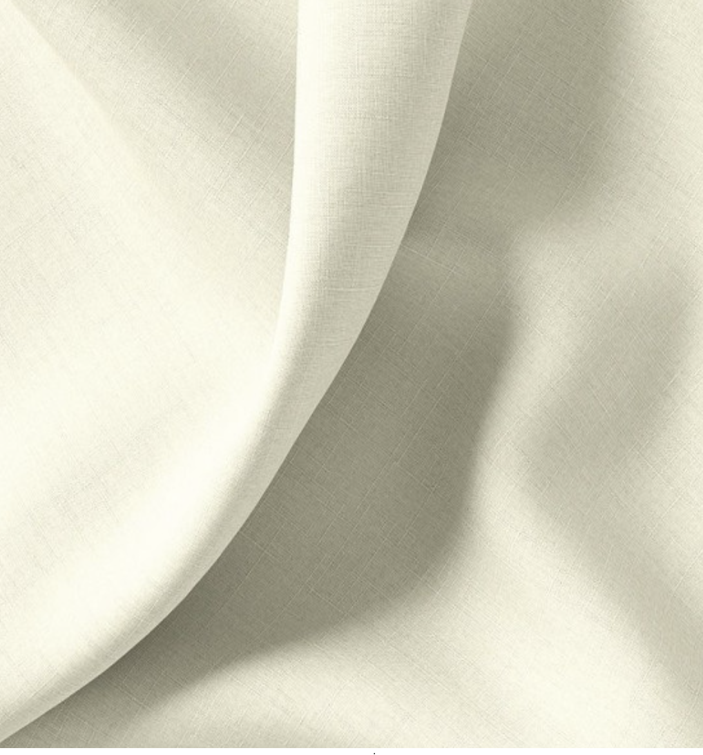 Toile de Coton Blanc Cassé – par 10 cm